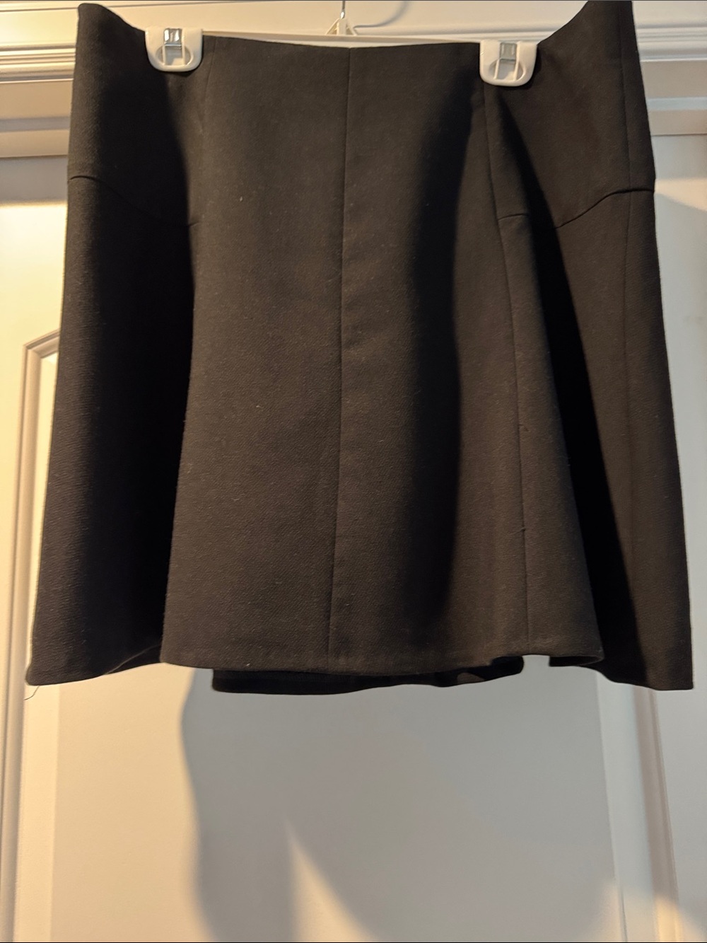 LOFT Black A-Line Skirt